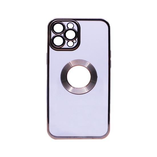Hard Silicone Case with Camera Protector for Apple iPhone 12 Pro Max Gold